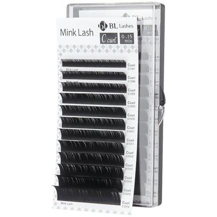 Blink Mink Lashes C Curl 11mm X 0 15mm Eyelash Supplies D084188